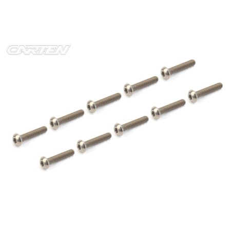 PBH320 - CARTEN Titanium Gr-2 Screw Set BH M3x20mm (10)