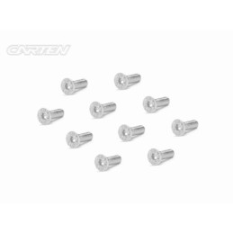 SFH0310 - CARTEN Screw Set  12.9- FH M3x10(Nickel Coating) (10)