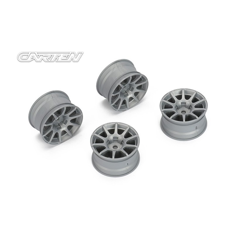 NBA269 - CARTEN 10 Spoke Wheel +4mm (Gray)