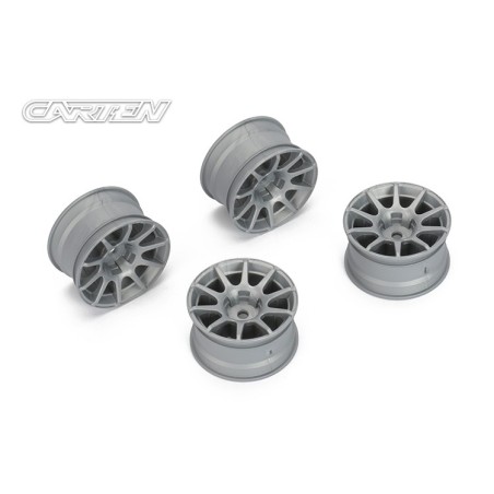 NBA269 - CARTEN 10 Spoke Wheel +4mm (Gray)
