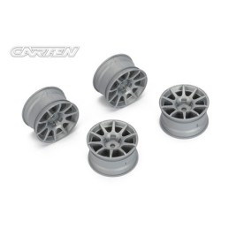 NBA269 - CARTEN 10 Spoke Wheel +4mm (Gray)