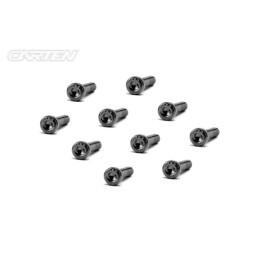 BCH0318 - CARTEN Screw Set  12.9- CH M3x18(Black Nickel Coating) (10)