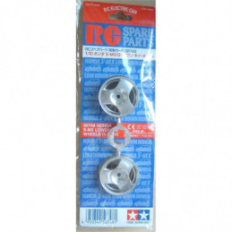 TA50748 - Tamiya Chrome 3 Spoke M01 M02 M03 Wheels