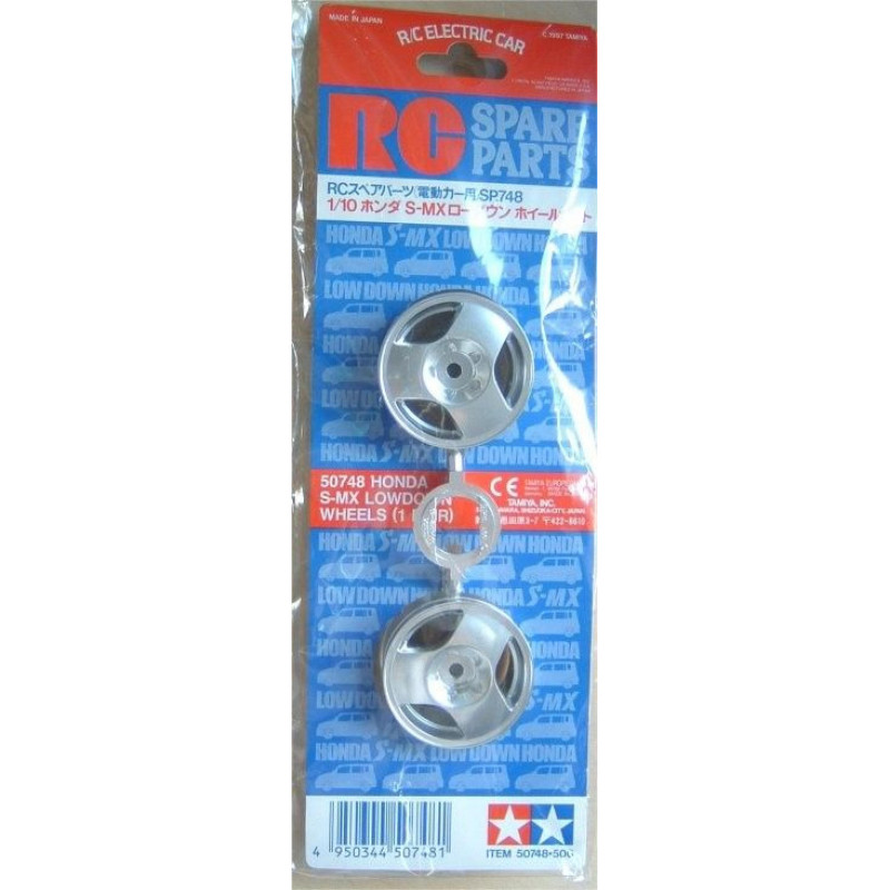 TA50748 - Tamiya Chrome 3 Spoke M01 M02 M03 Wheels