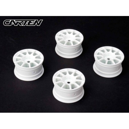 NBA388 - 10 Spoke Wheel +1mm (White)