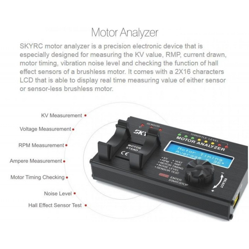 SK500020 - SkyRC Brushless Motor Analyzer