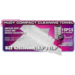 209065 - HUDY COMPACT CLEANING TOWEL (10)