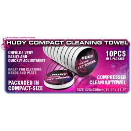 209065 - HUDY COMPACT CLEANING TOWEL (10)