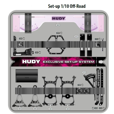 199241 - HUDY SET-UP BAG FOR 1-10 & 1-8 OFF-ROAD CARS & GT