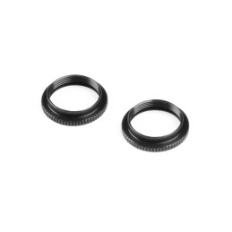 308045-K - XLP ALU SHOCK ADJUSTABLE NUT - BLACK (2)