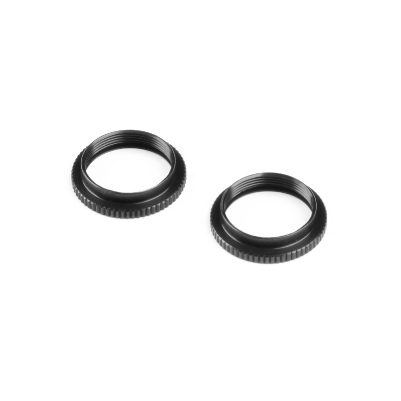 308045-K - XLP ALU SHOCK ADJUSTABLE NUT - BLACK (2)