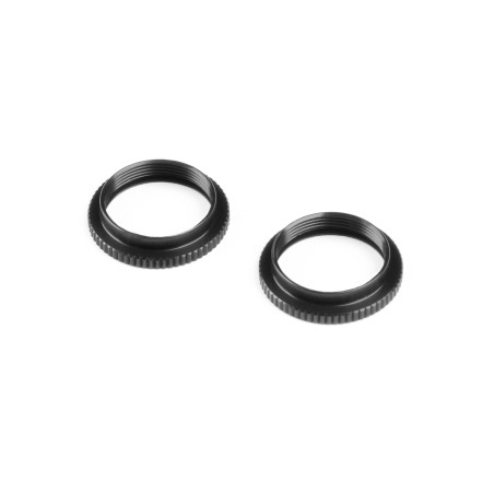 308045-K - XLP ALU SHOCK ADJUSTABLE NUT - BLACK (2)