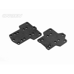 NHA455 - CARTEN T410 Front & Rear Composite Fiber Chassis (2)